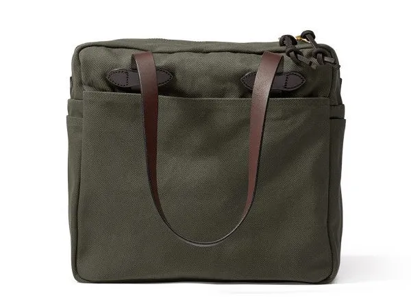 11070261 Filson Rugged Twill Tote Bag with Zipper