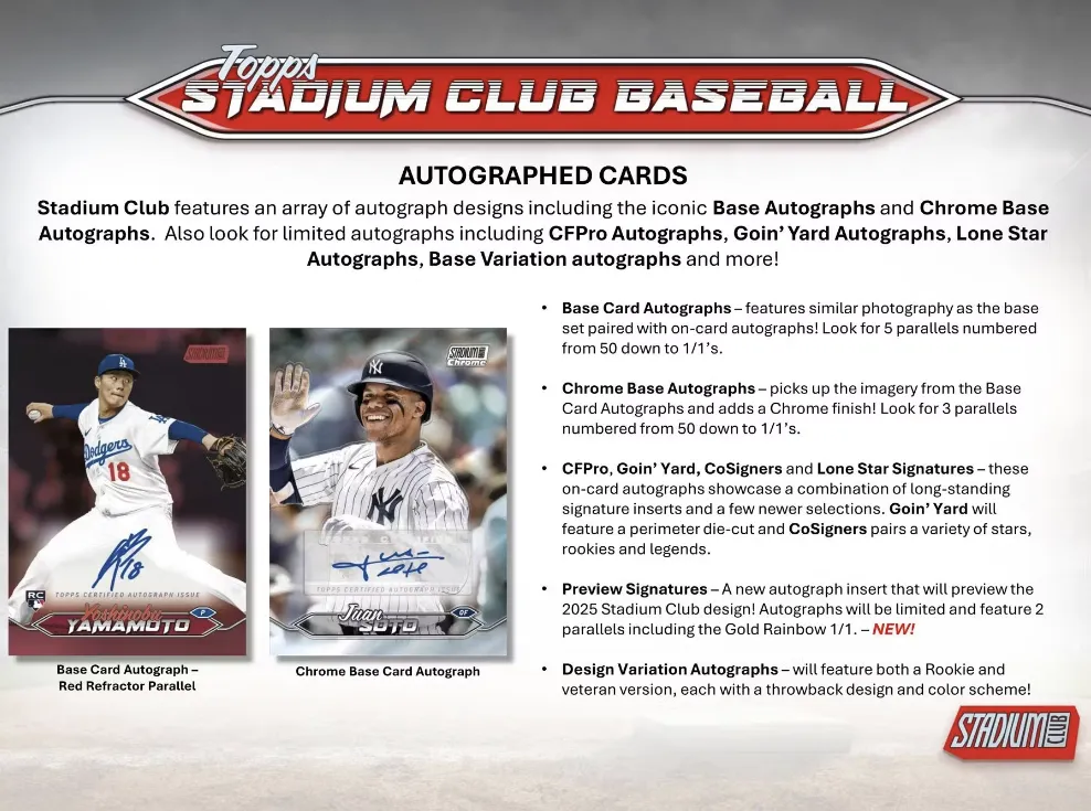 2024 Topps Stadium Club Baseball Compact
