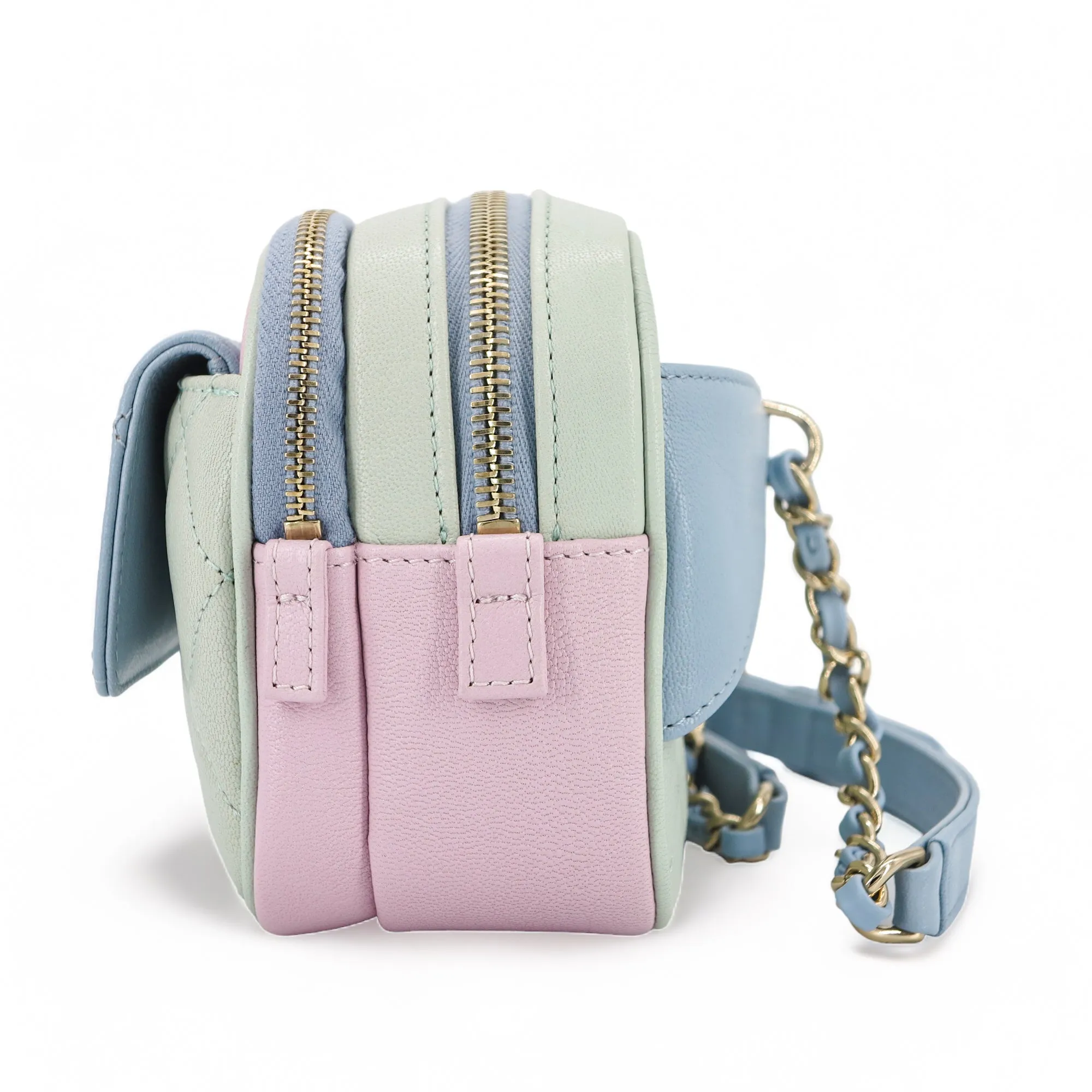 20C Pastel Goatskin Waist Bum Bag