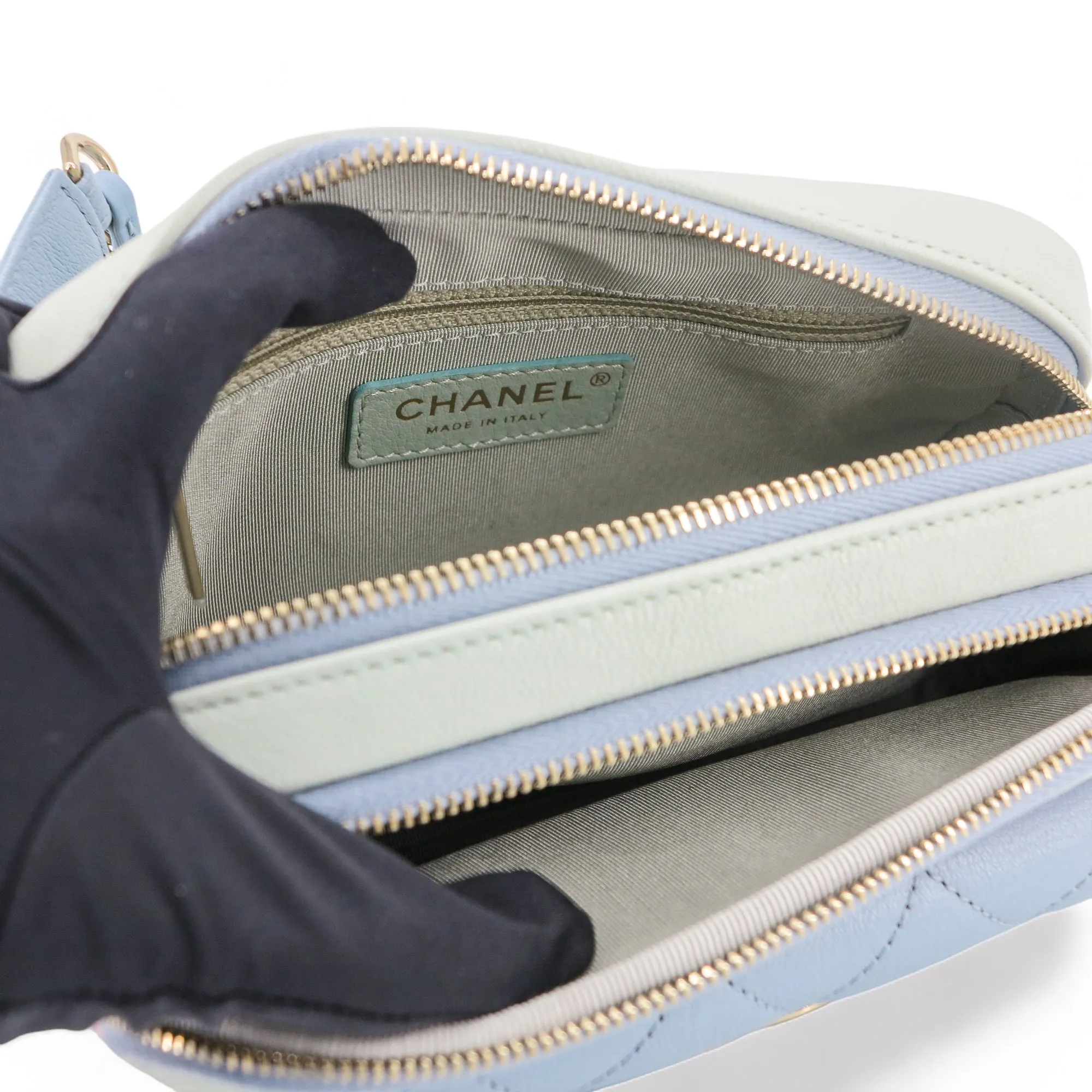20C Pastel Goatskin Waist Bum Bag