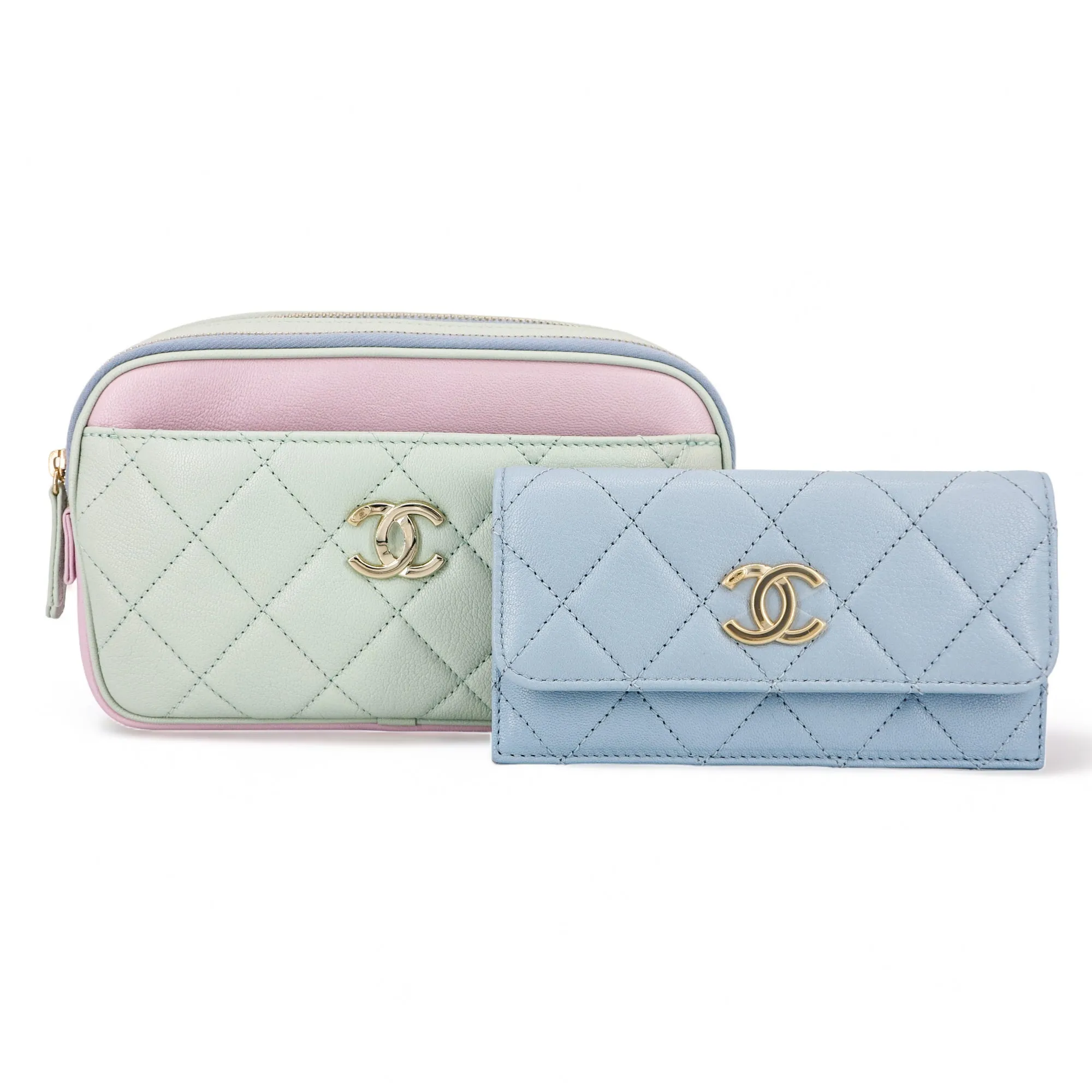 20C Pastel Goatskin Waist Bum Bag