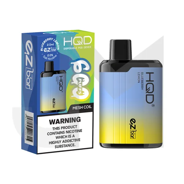 20mg HQD EZ Bar Disposable Vape Device 600 Puffs