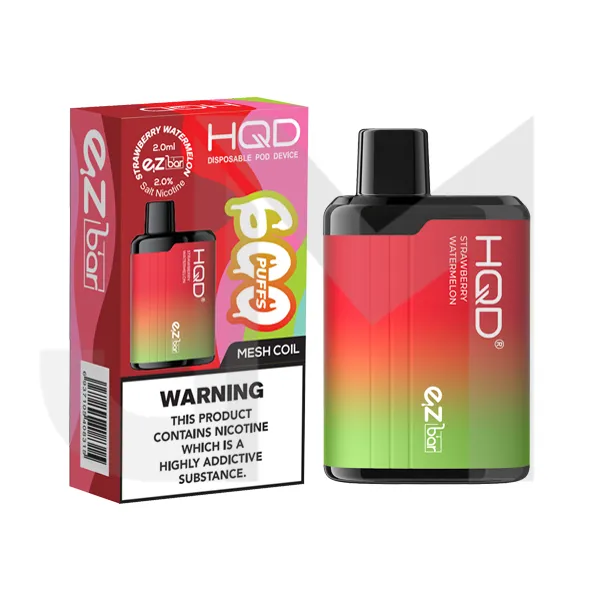 20mg HQD EZ Bar Disposable Vape Device 600 Puffs