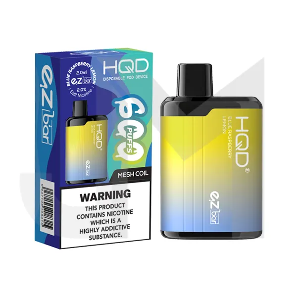 20mg HQD EZ Bar Disposable Vape Device 600 Puffs