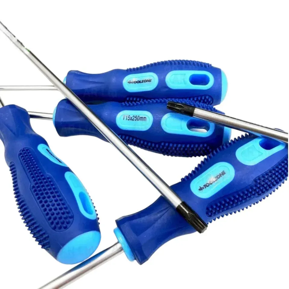 6PC Star Screwdriver Set Magnetic Tip 250mm