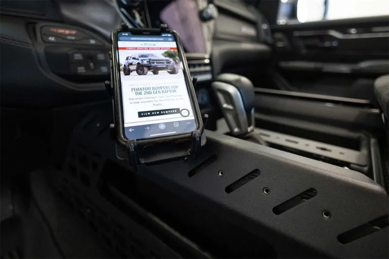 Addictive Desert Designs 2021  RAM 1500 TRX Center Console Molle Panels & Digital Device Bridge