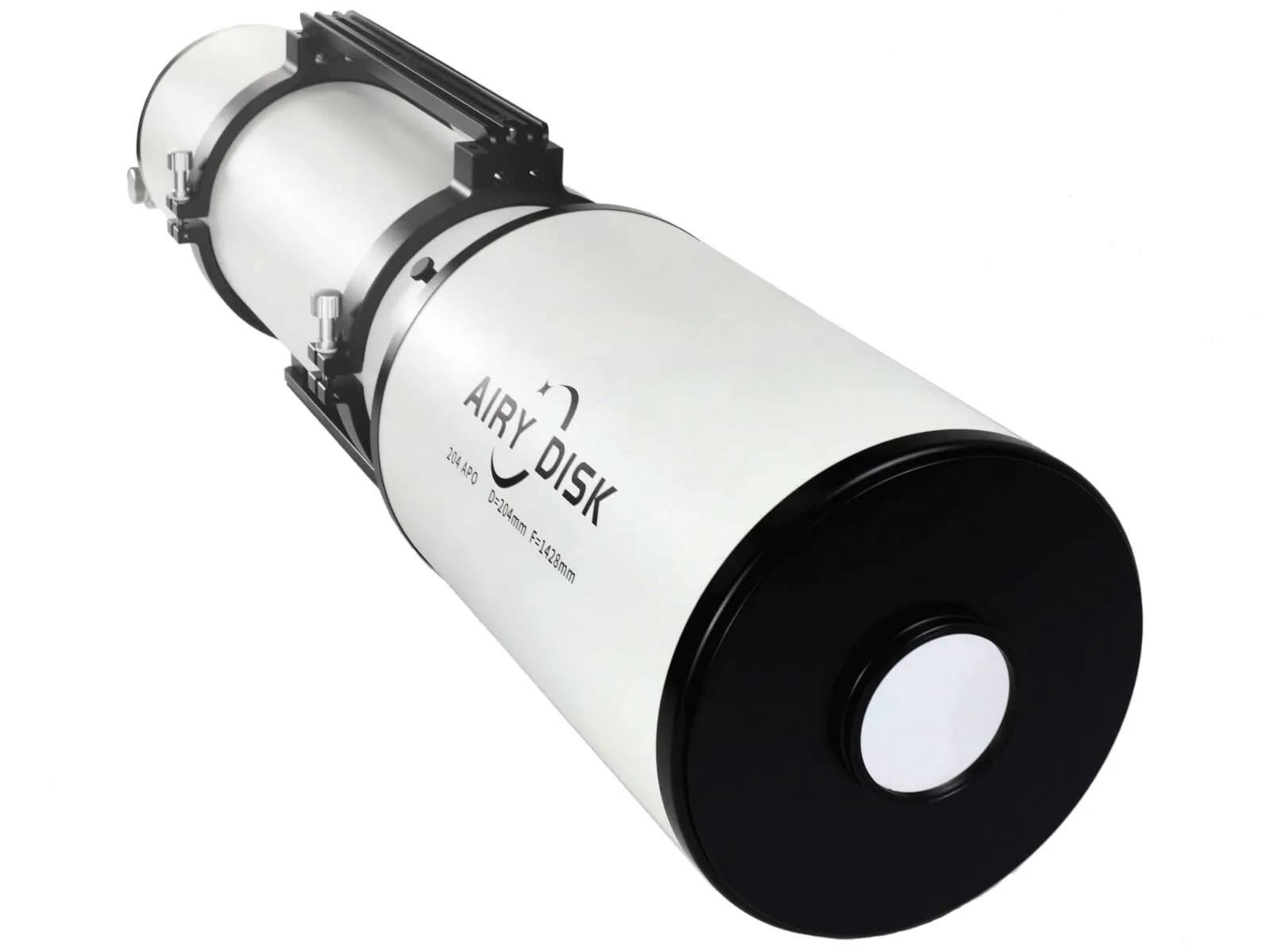 Airy Disk APO 204mm f/7 Triplet ED FK61 Apochromatic Refractor APO w/ Aluminum Case and 0.8x Flattener - AP204