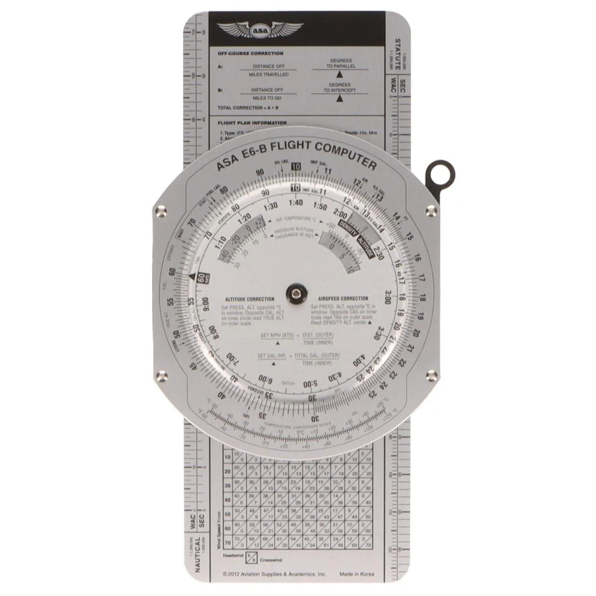 ASA E6B Metal Flight Computer