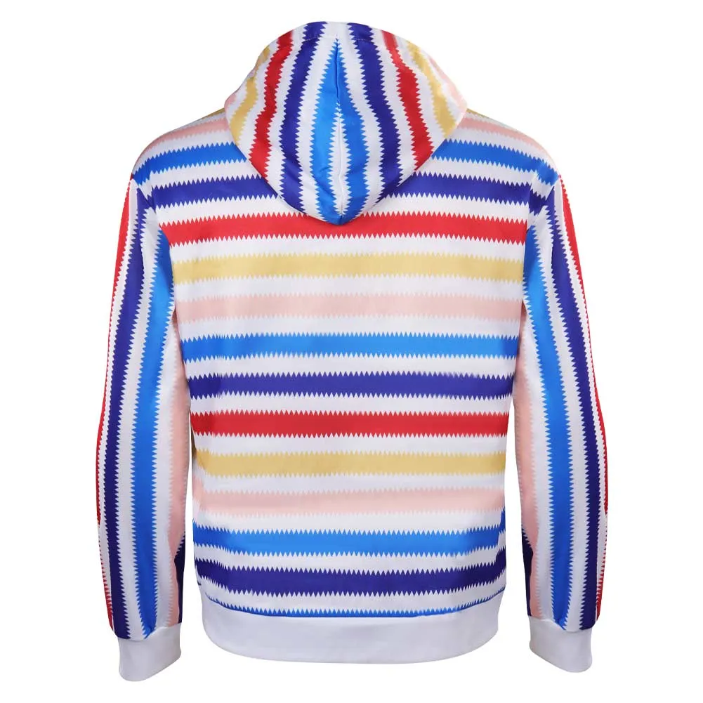 Barbie Ken 1964 Rainbow Stripes Sweatshirt Cosplay Costume Halloween Carnival