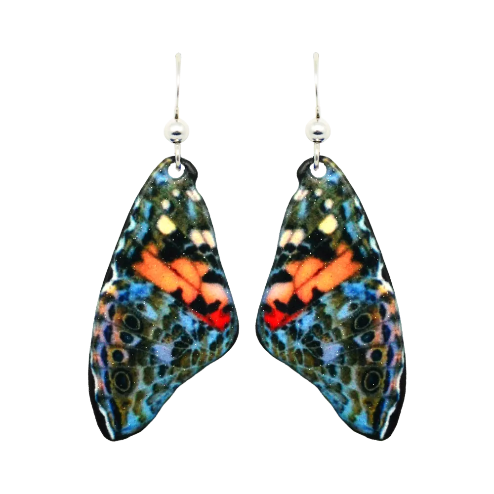 Beautiful Butterfly Earrings, Sterling Silver Earwires, Item# 2304