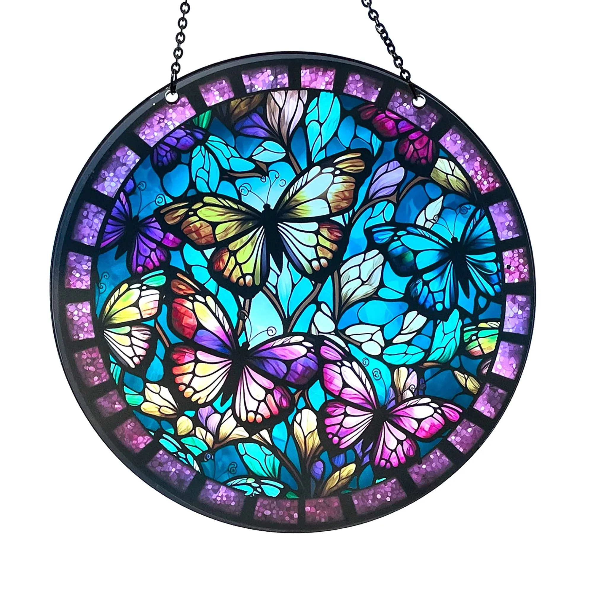 Butterfly Acrylic Suncatcher with Chain #SC111 by d'ears