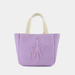 Cabas Tote Bag - J.W. Anderson -  Lilac - Cotton