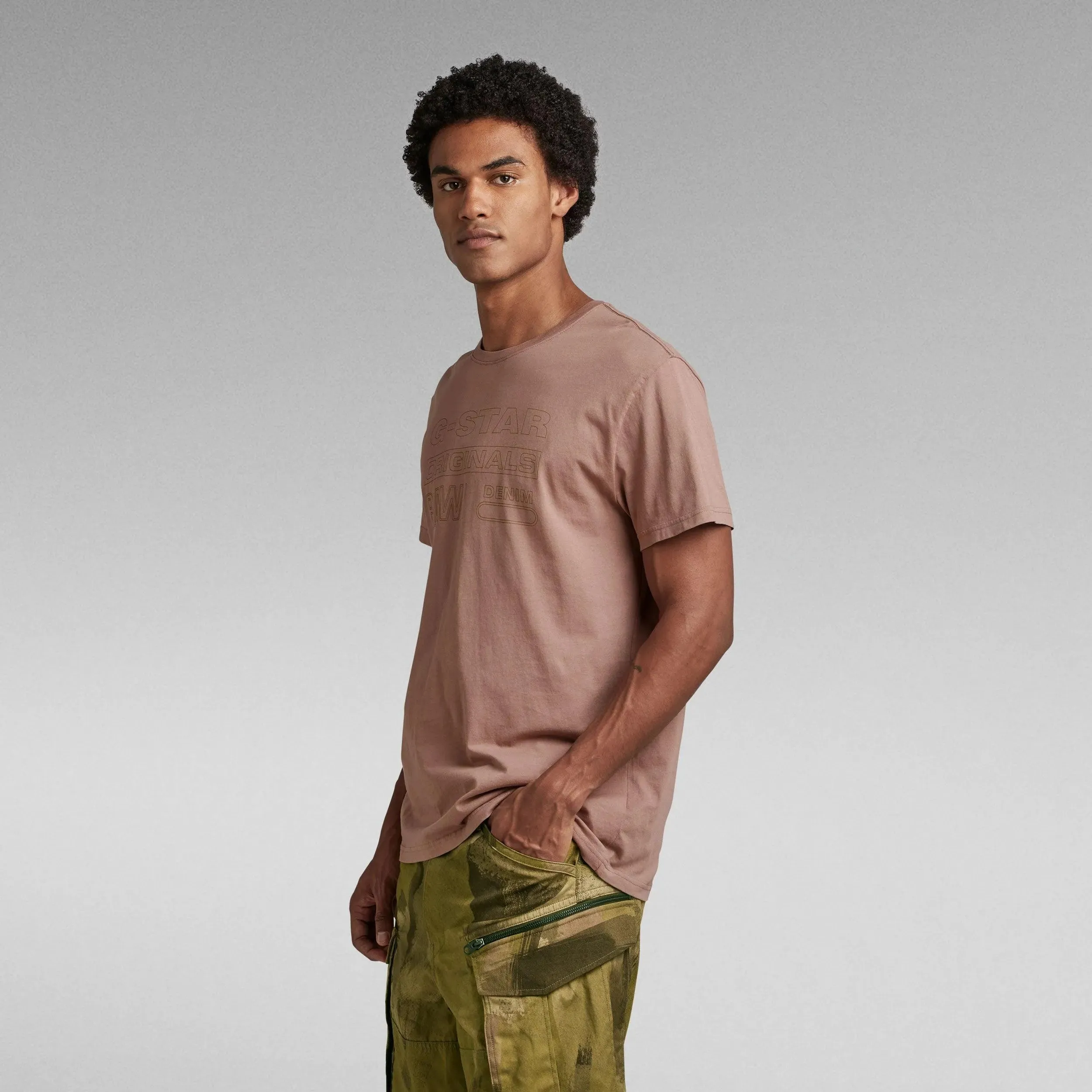 Camiseta G-Star Originals Chocolate Berry