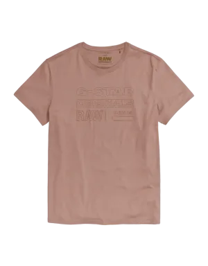 Camiseta G-Star Originals Chocolate Berry