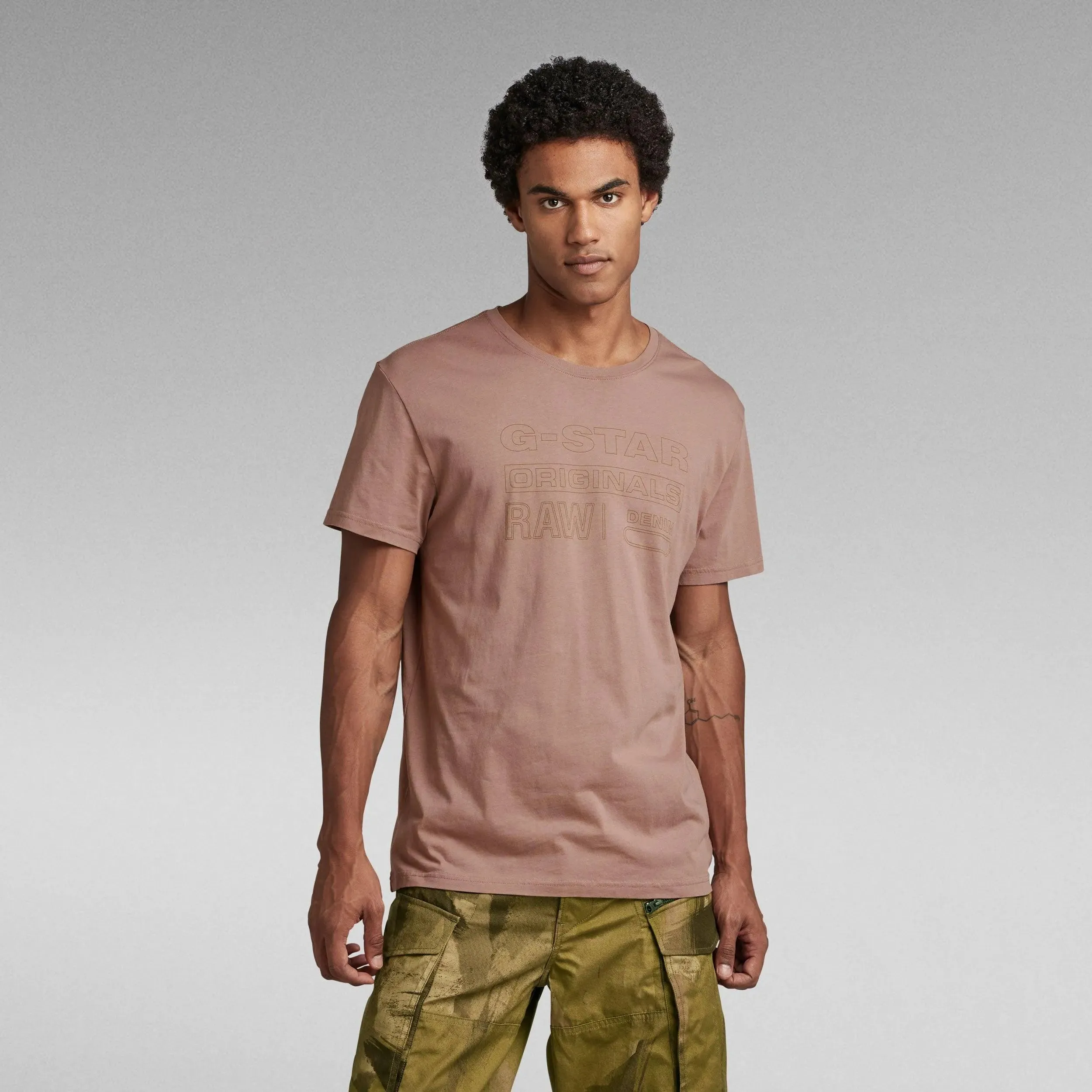 Camiseta G-Star Originals Chocolate Berry