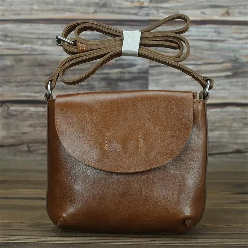 Casual Leather Crossbody Bag for Women Outdoor Phone Bag