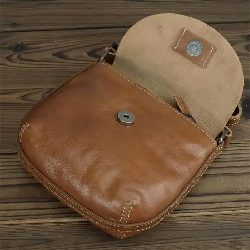 Casual Leather Crossbody Bag for Women Outdoor Phone Bag
