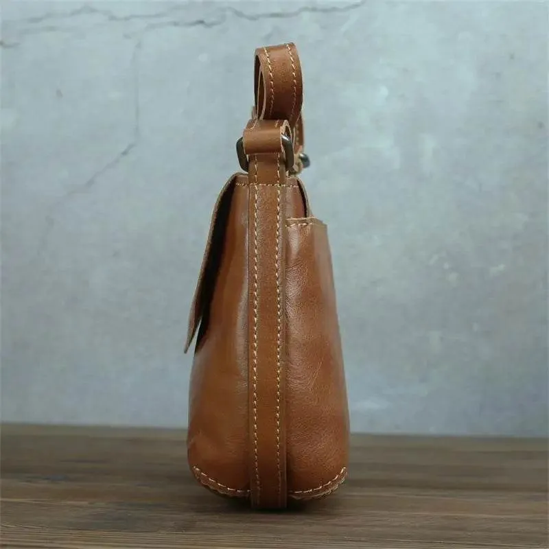 Casual Leather Crossbody Bag for Women Outdoor Phone Bag