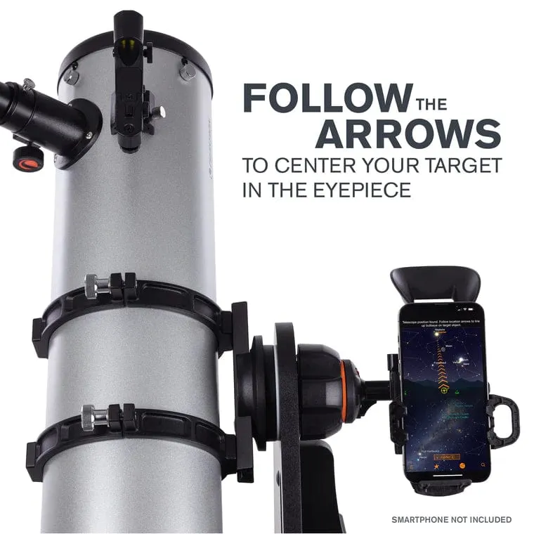 Celestron StarSense Explorer 130mm Smartphone App-Enabled Tabletop Dobsonian Telescope - 22481