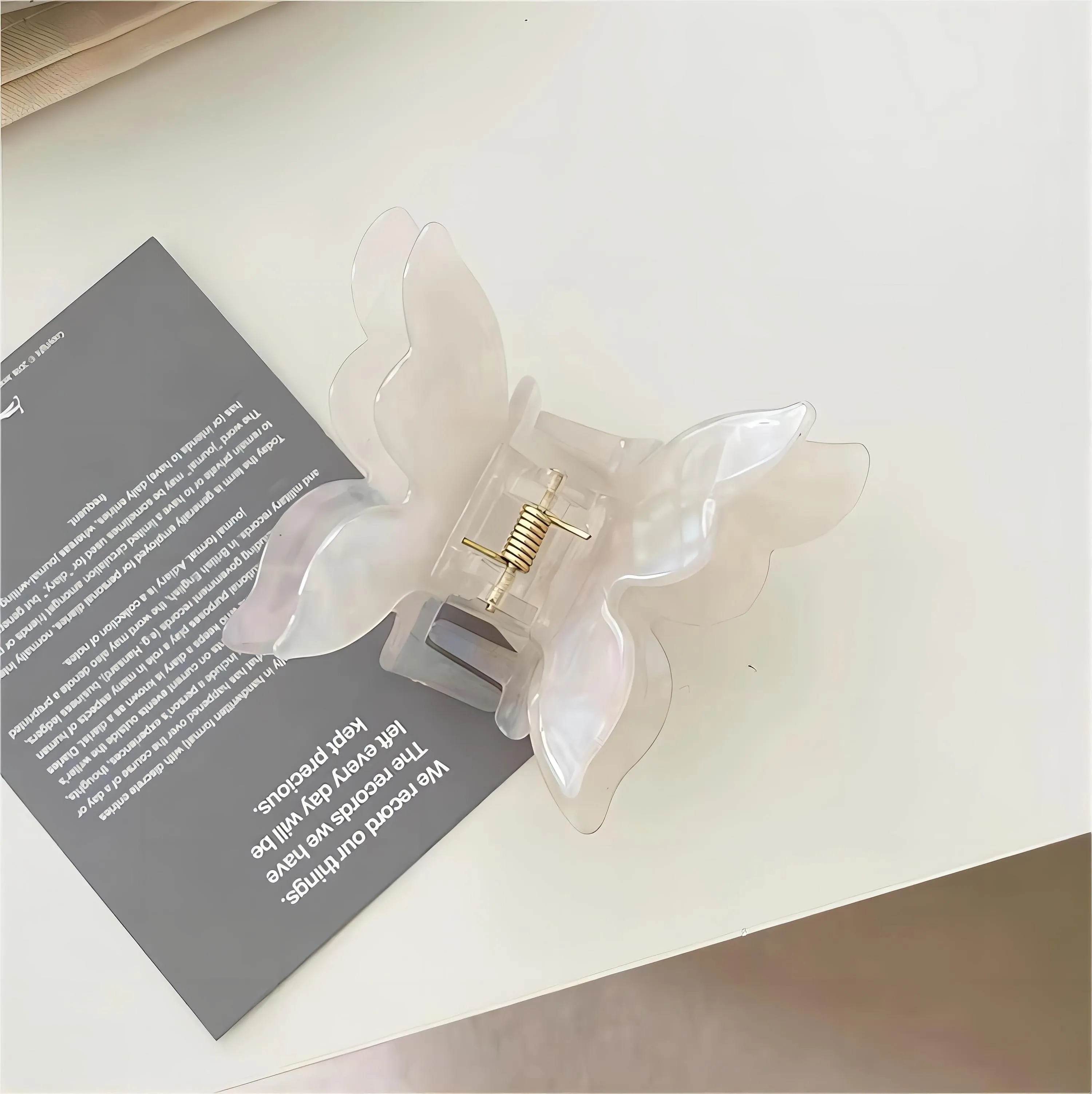 Chic Colorful Duo Butterfly Chignon Claw Clip Hair Clip