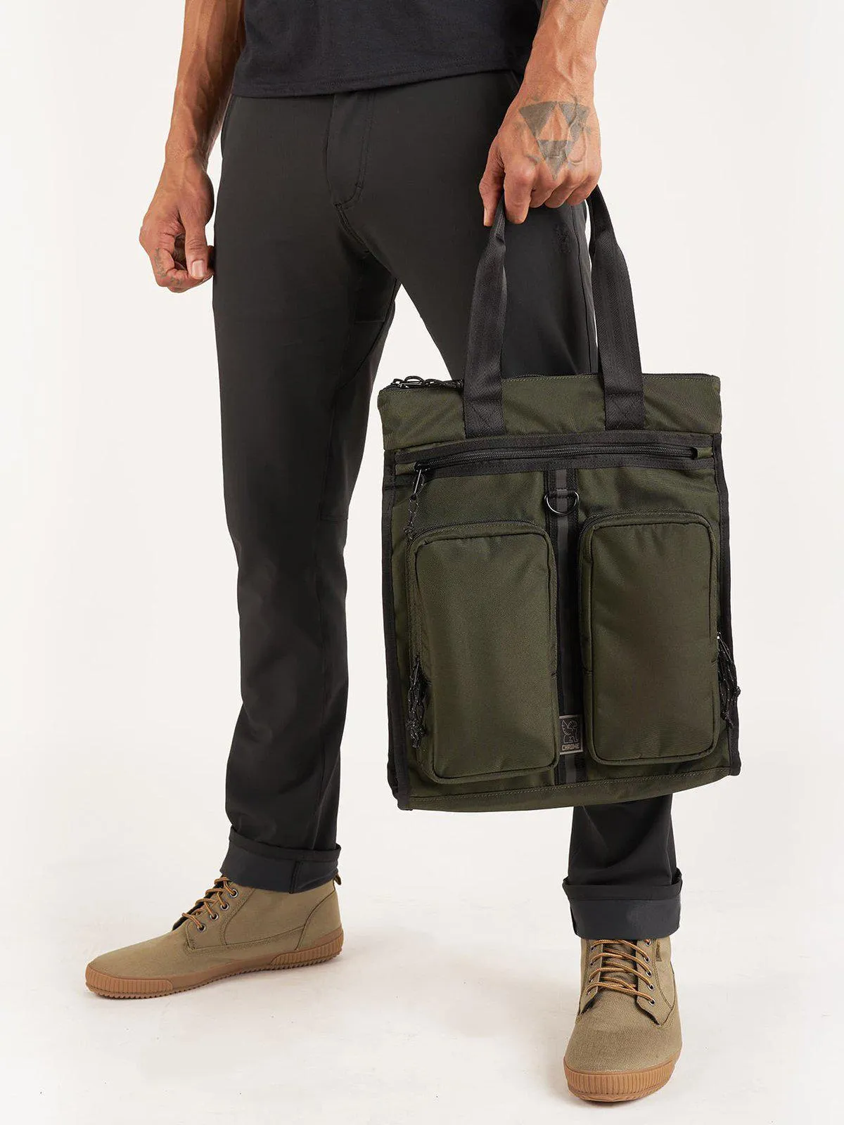 Chrome Industries MXD Pace Tote Bag Olive Ballistic