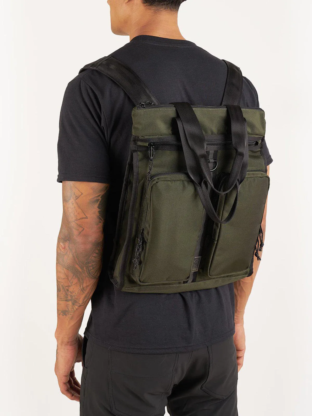 Chrome Industries MXD Pace Tote Bag Olive Ballistic