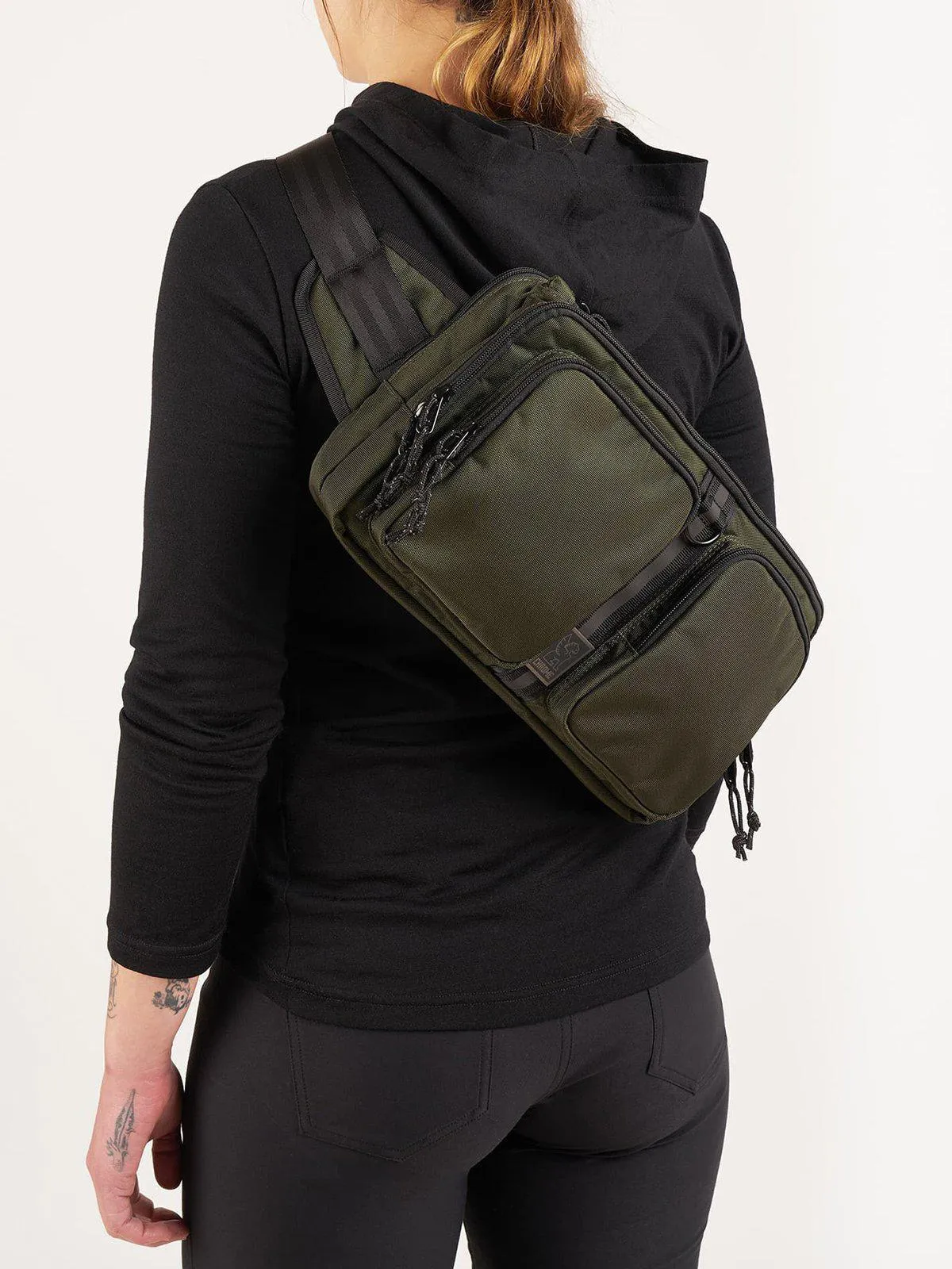 Chrome Industries MXD Segment Sling Bag Olive Ballistic