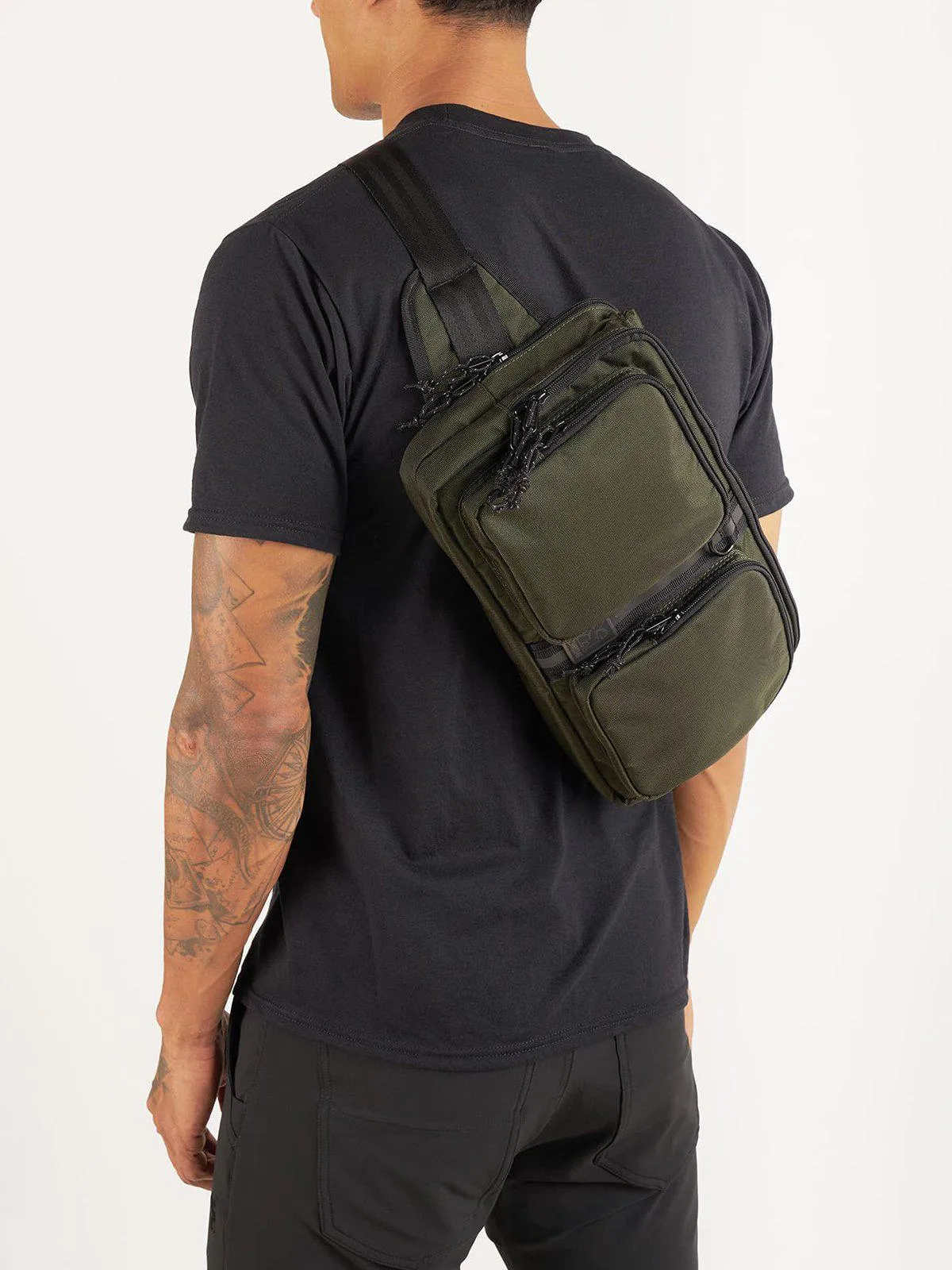 Chrome Industries MXD Segment Sling Bag Olive Ballistic