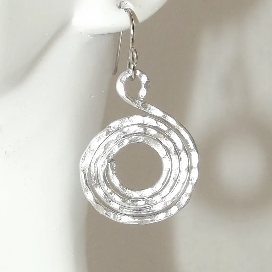 Circle Coil Earrings