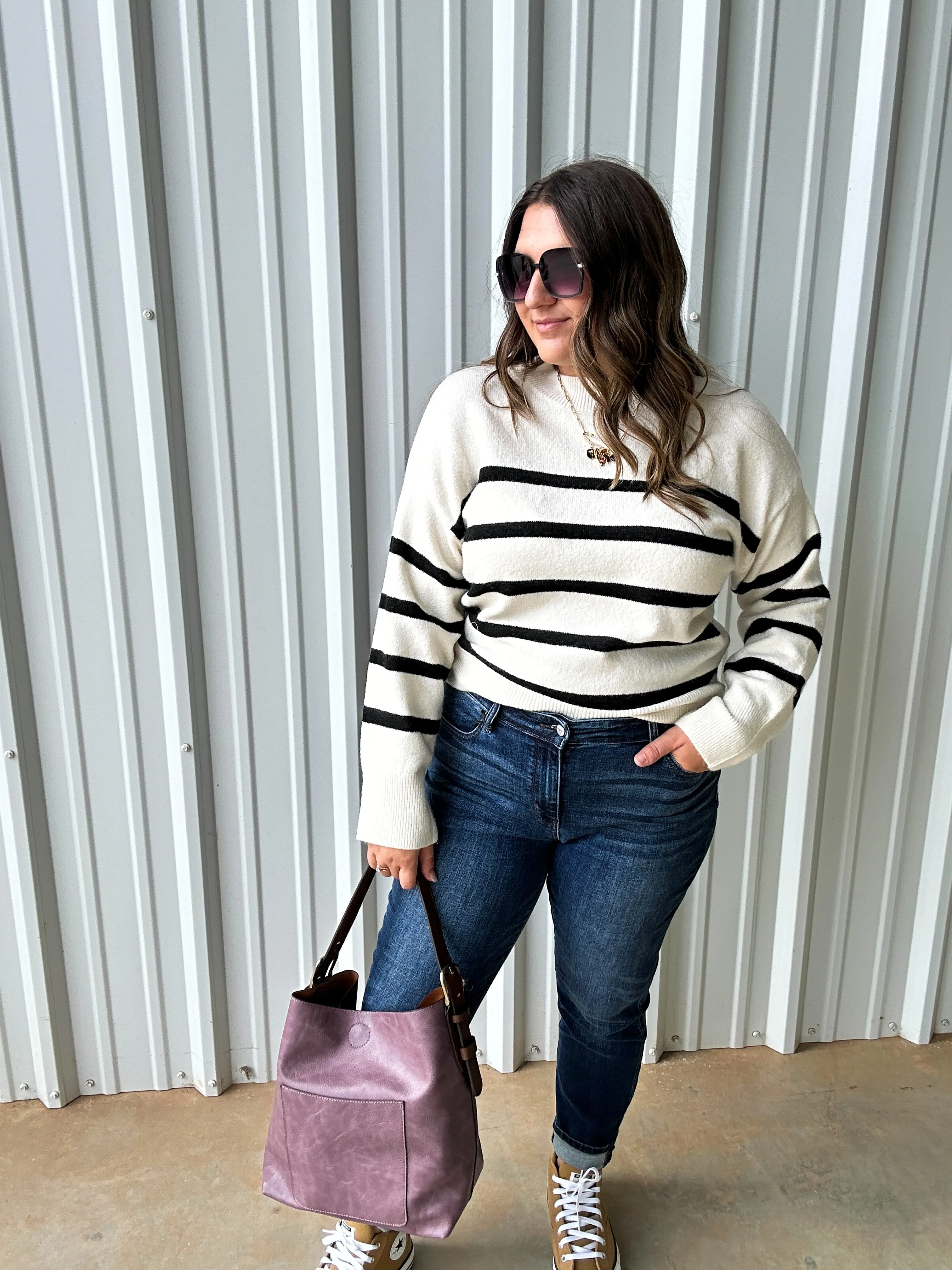 Classic Boho Bag {Purple}