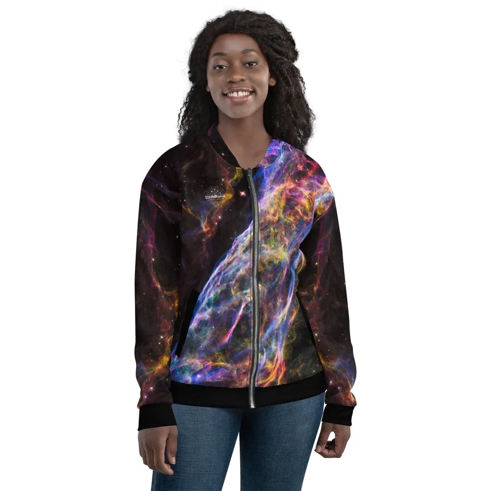 Cosmic Veil Nebula Light Jacket