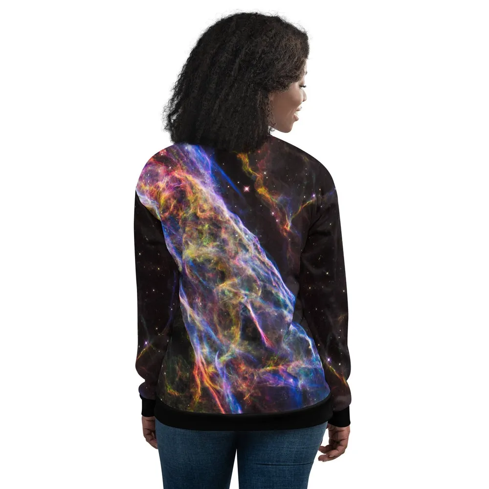 Cosmic Veil Nebula Light Jacket