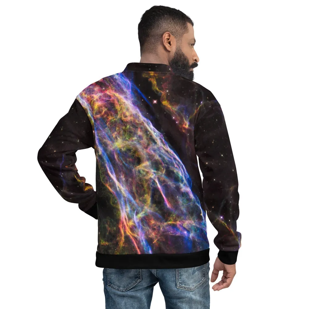 Cosmic Veil Nebula Light Jacket