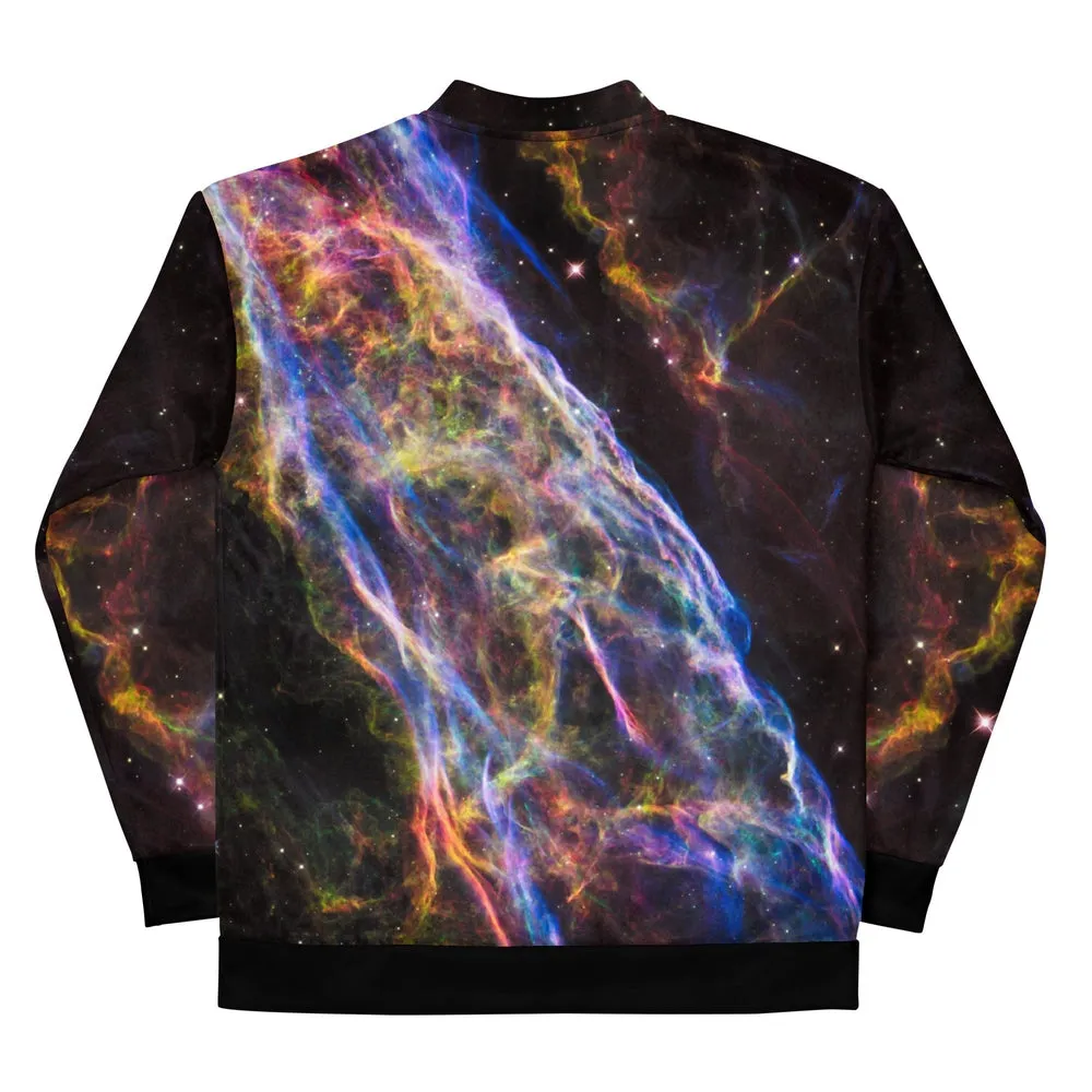 Cosmic Veil Nebula Light Jacket