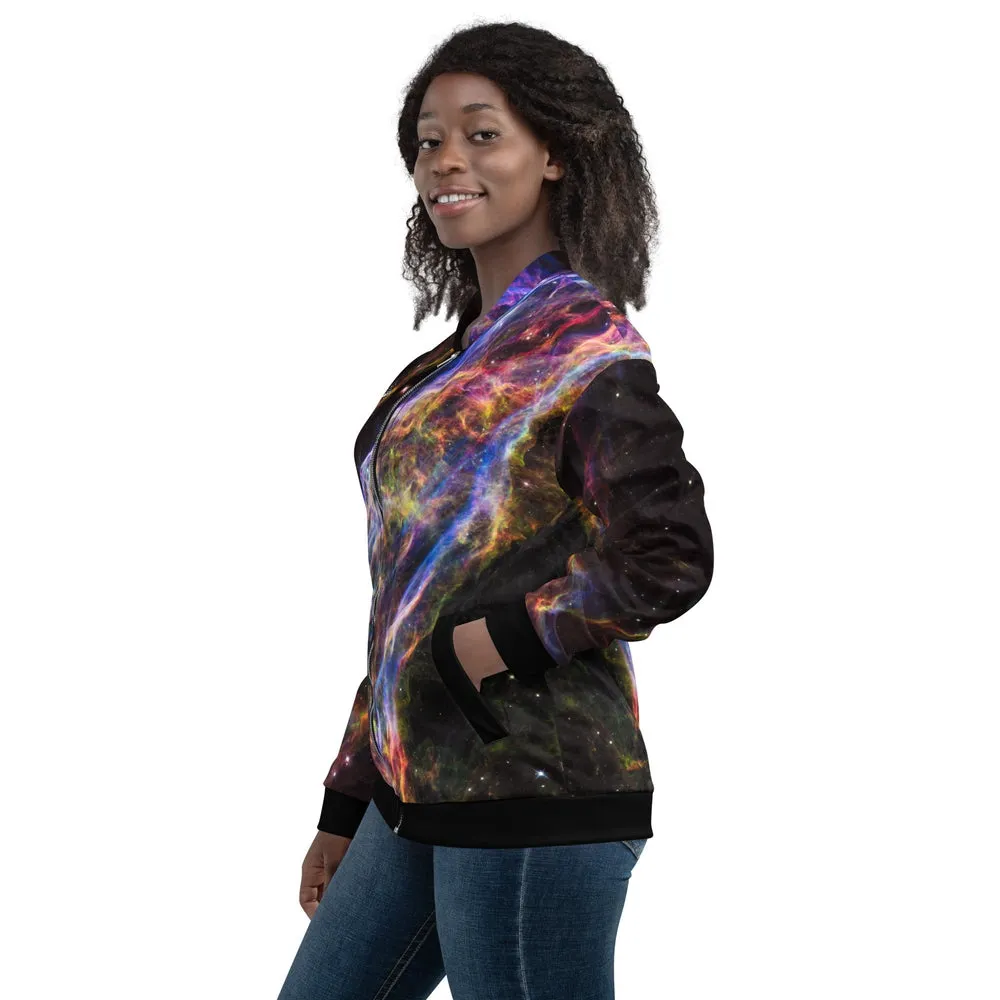 Cosmic Veil Nebula Light Jacket