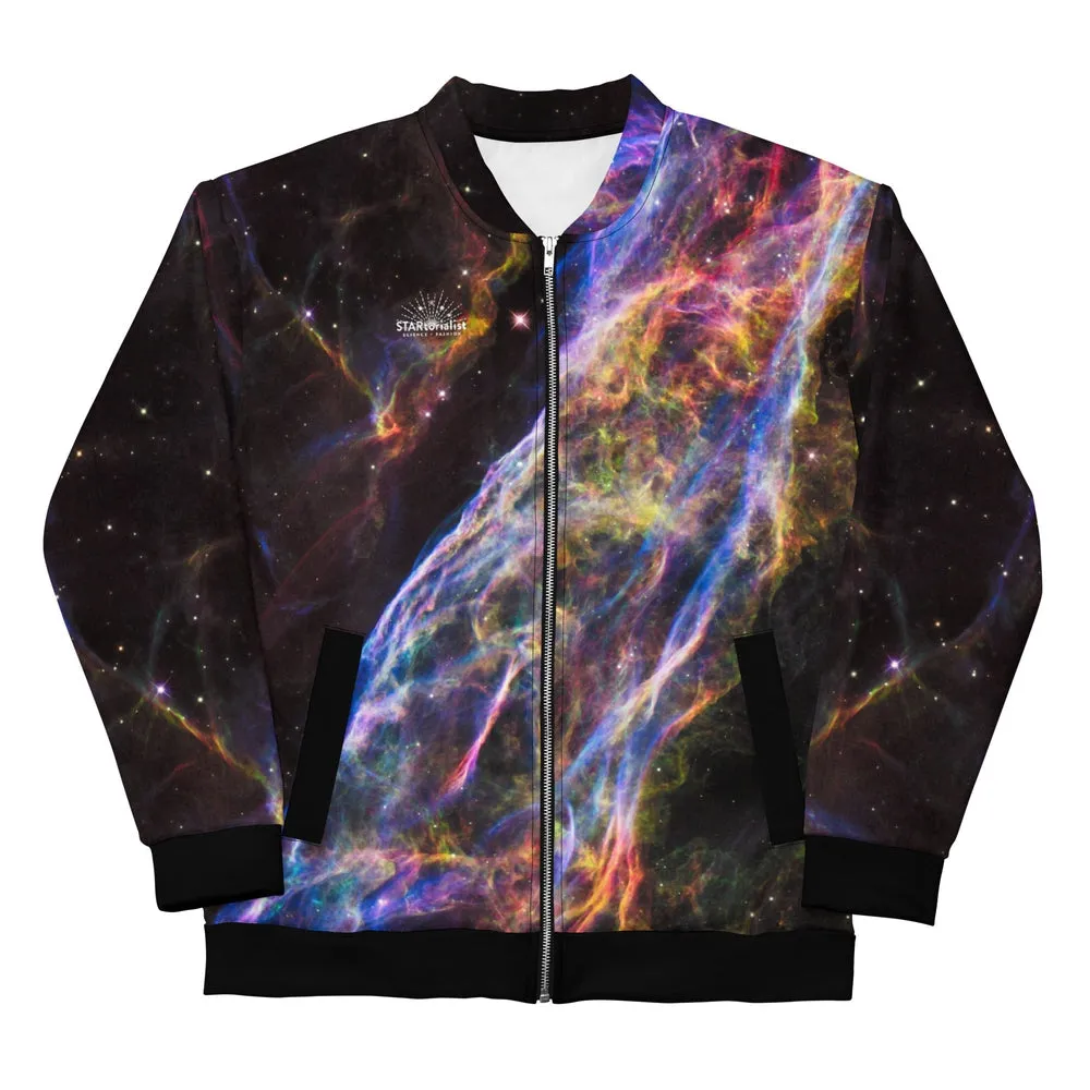Cosmic Veil Nebula Light Jacket