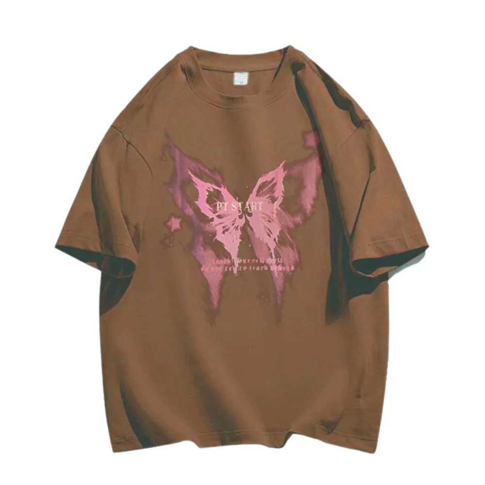 Dark Psychedelic Butterfly T-shirt