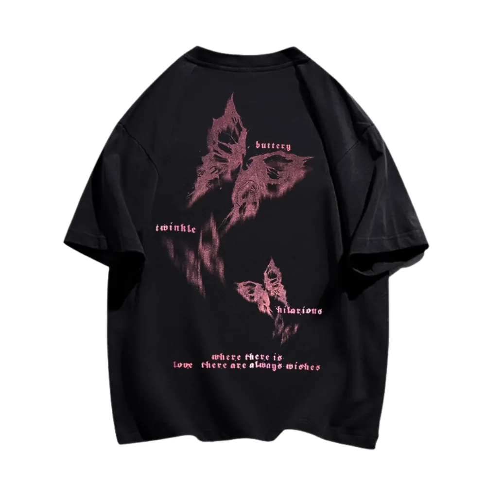 Dark Psychedelic Butterfly T-shirt