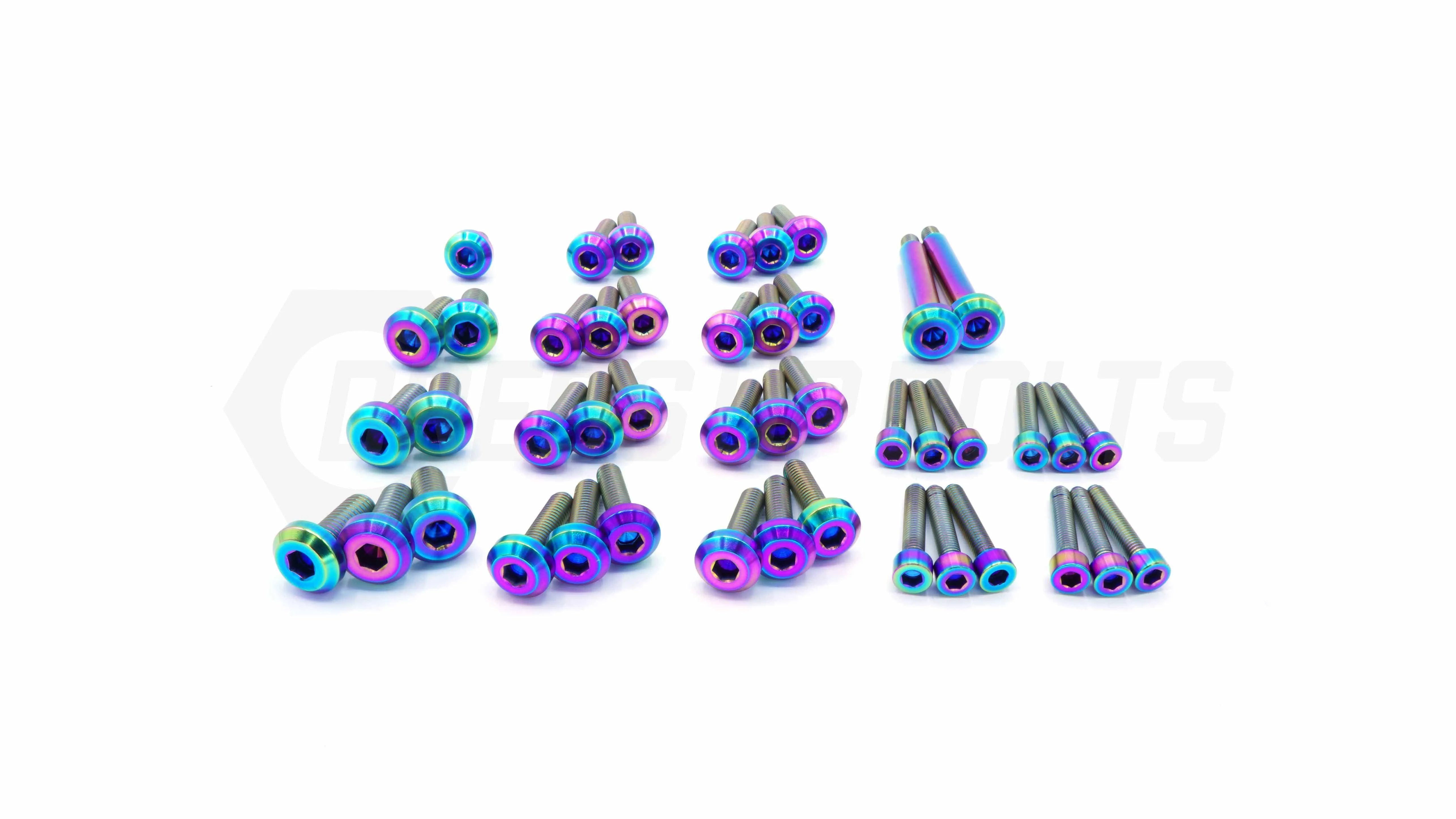 Dress Up Bolts Stage 2 Titanium Hardware Engine Kit - RB25 Engine