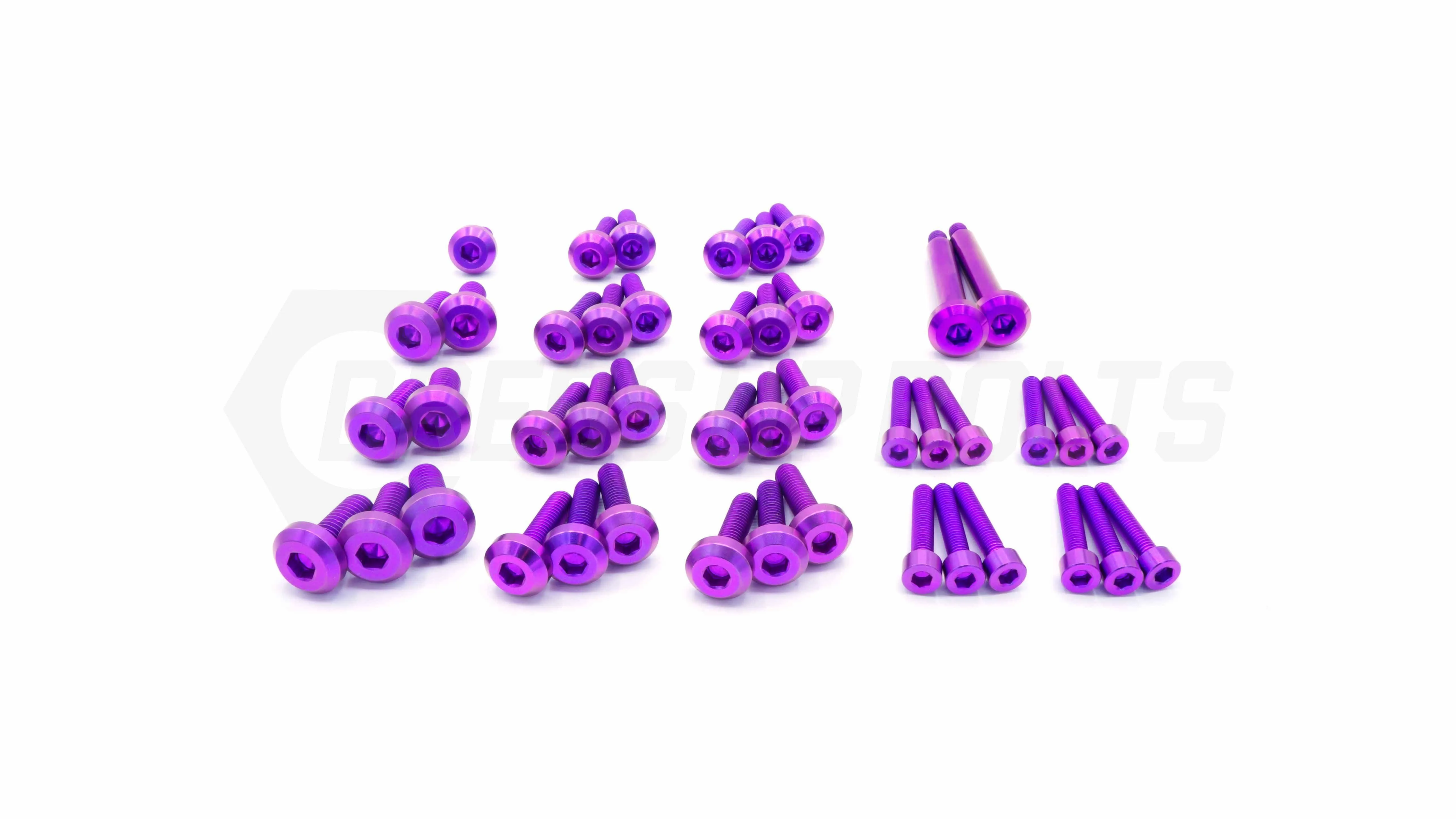 Dress Up Bolts Stage 2 Titanium Hardware Engine Kit - RB25 Engine