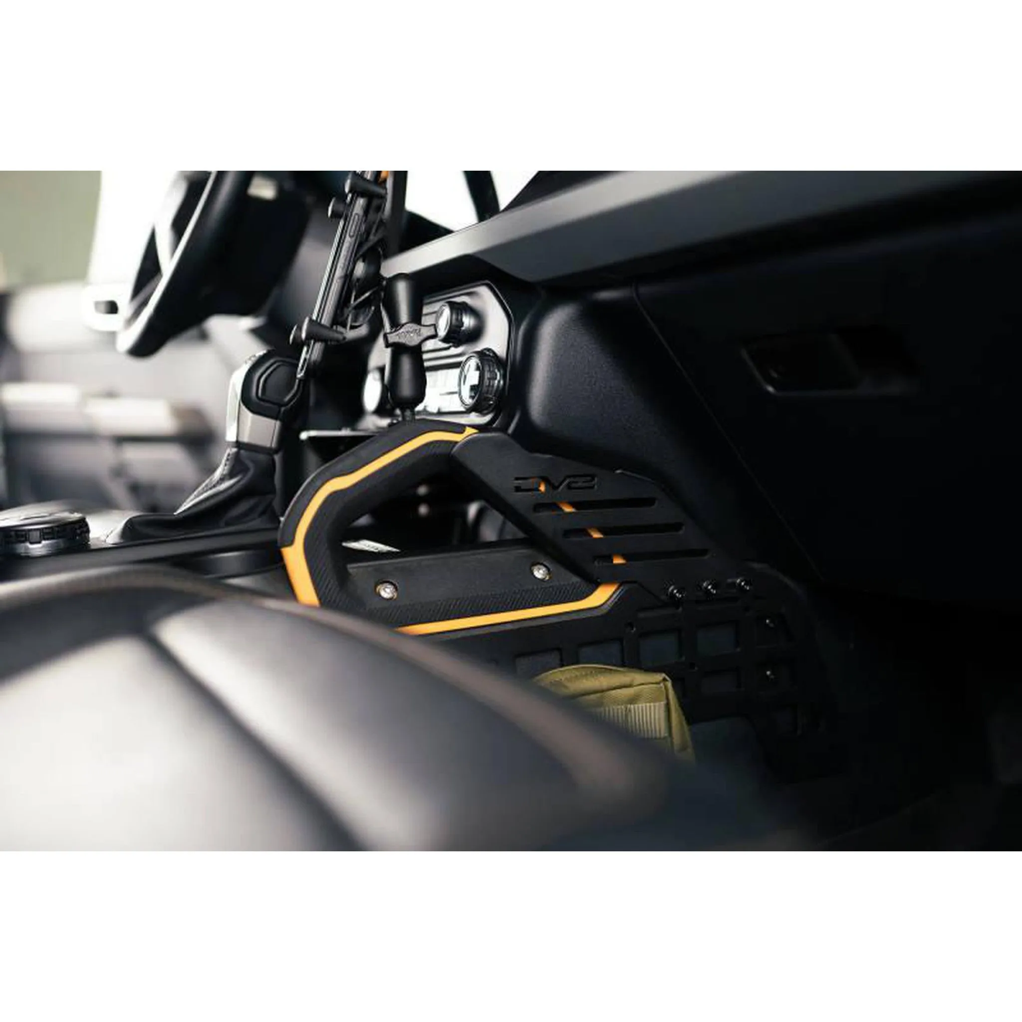 DV8 Offroad Center Console Molle Panels & Bridge for 2021  Ford Bronco | dveCCBR-01