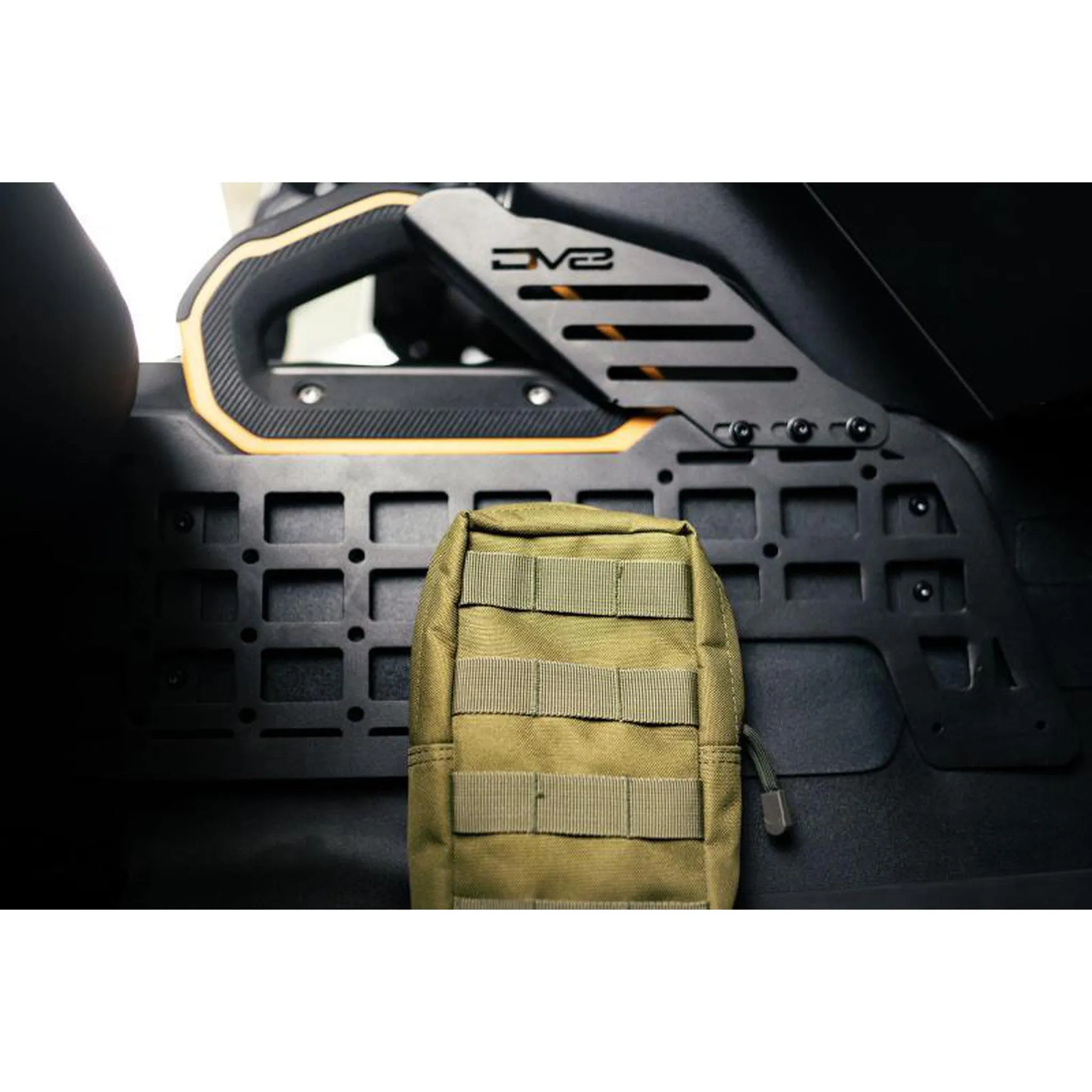 DV8 Offroad Center Console Molle Panels & Bridge for 2021  Ford Bronco | dveCCBR-01