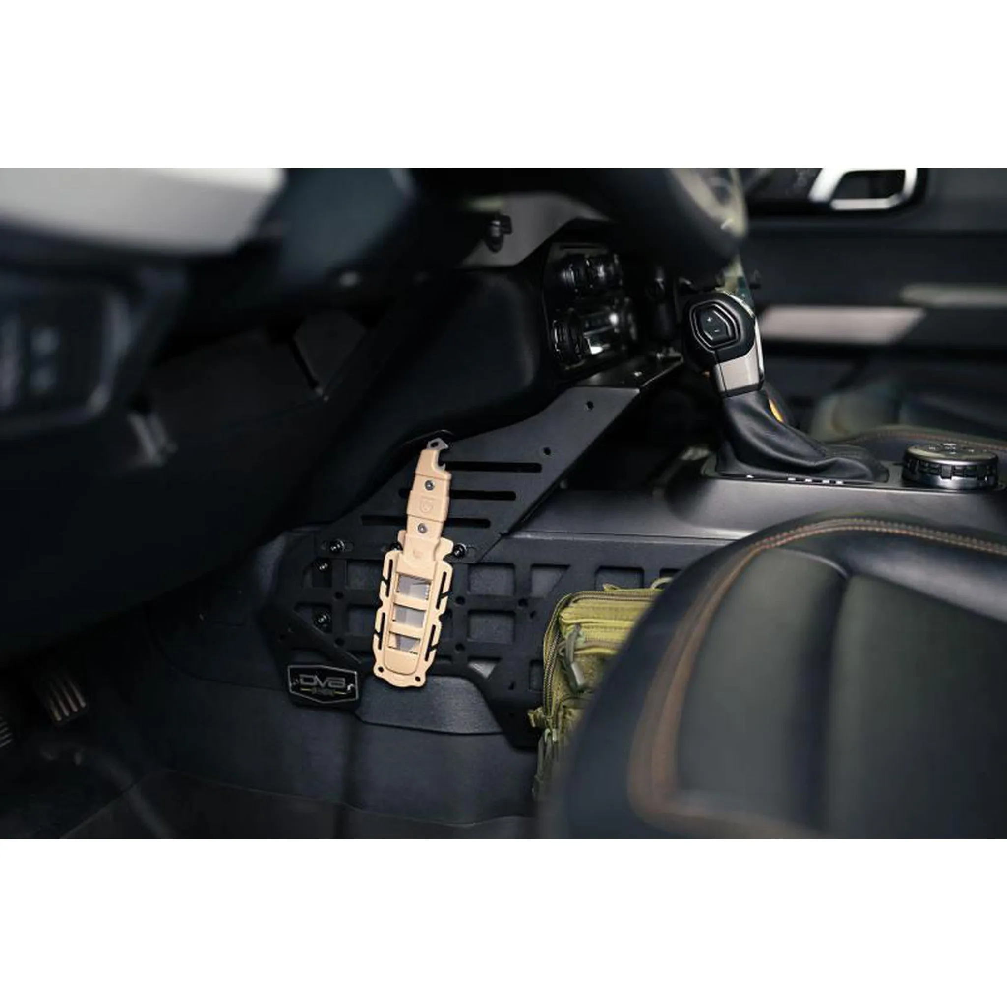 DV8 Offroad Center Console Molle Panels & Bridge for 2021  Ford Bronco | dveCCBR-01
