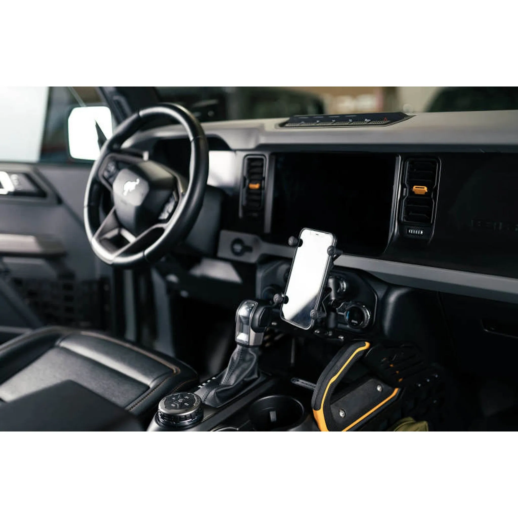 DV8 Offroad Center Console Molle Panels & Bridge for 2021  Ford Bronco | dveCCBR-01