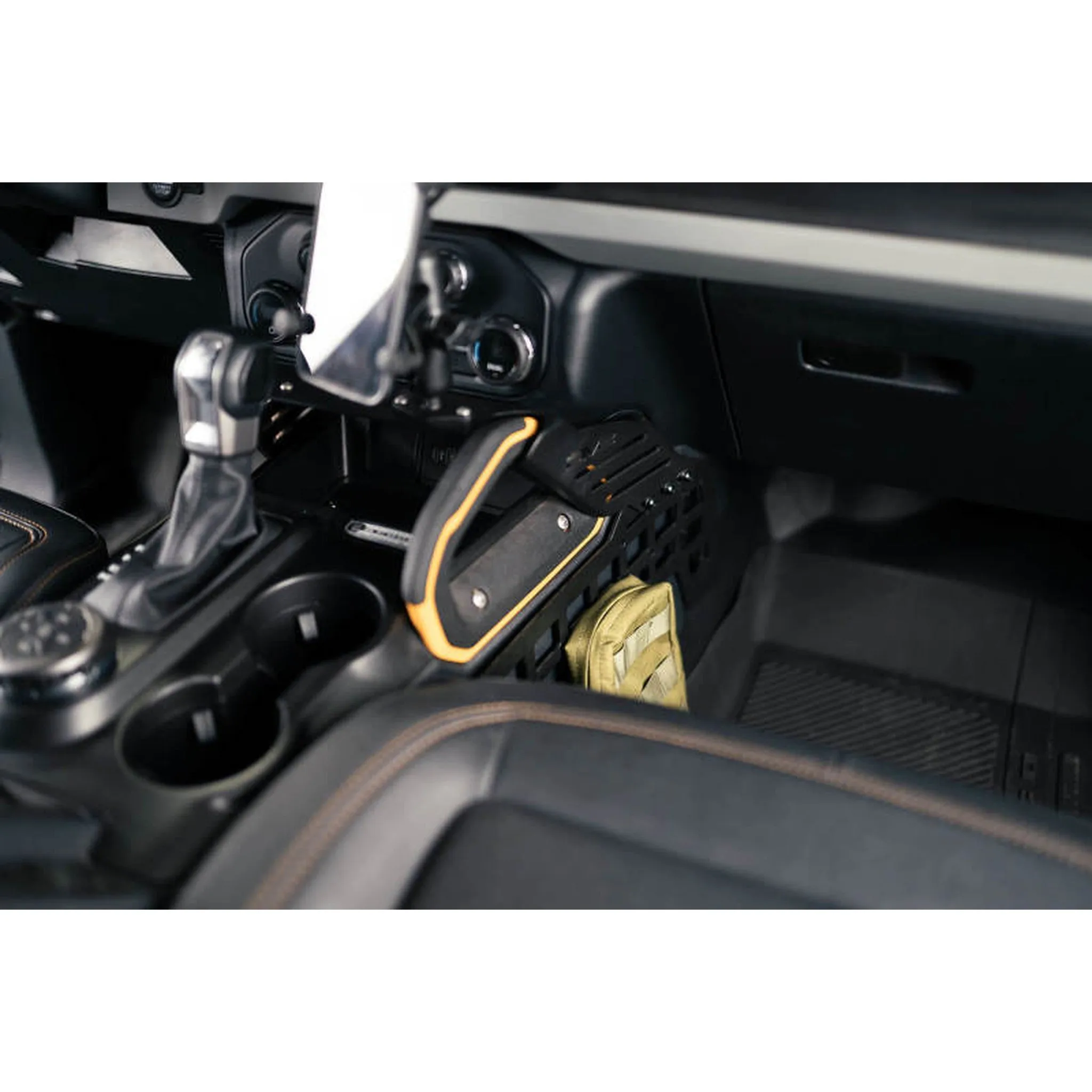 DV8 Offroad Center Console Molle Panels & Bridge for 2021  Ford Bronco | dveCCBR-01