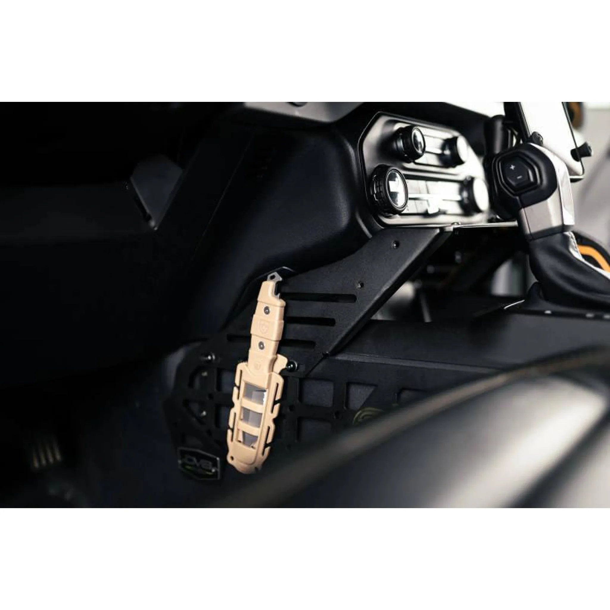 DV8 Offroad Center Console Molle Panels & Bridge for 2021  Ford Bronco | dveCCBR-01
