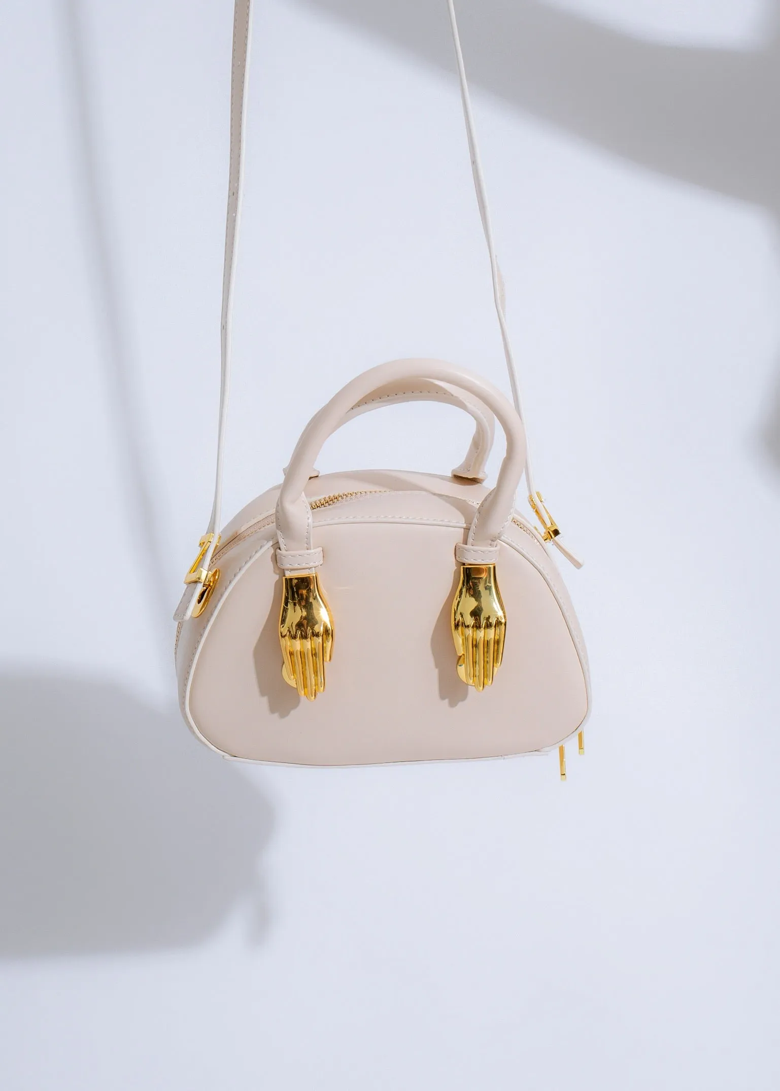 Ethereal Grip Handbag Nude