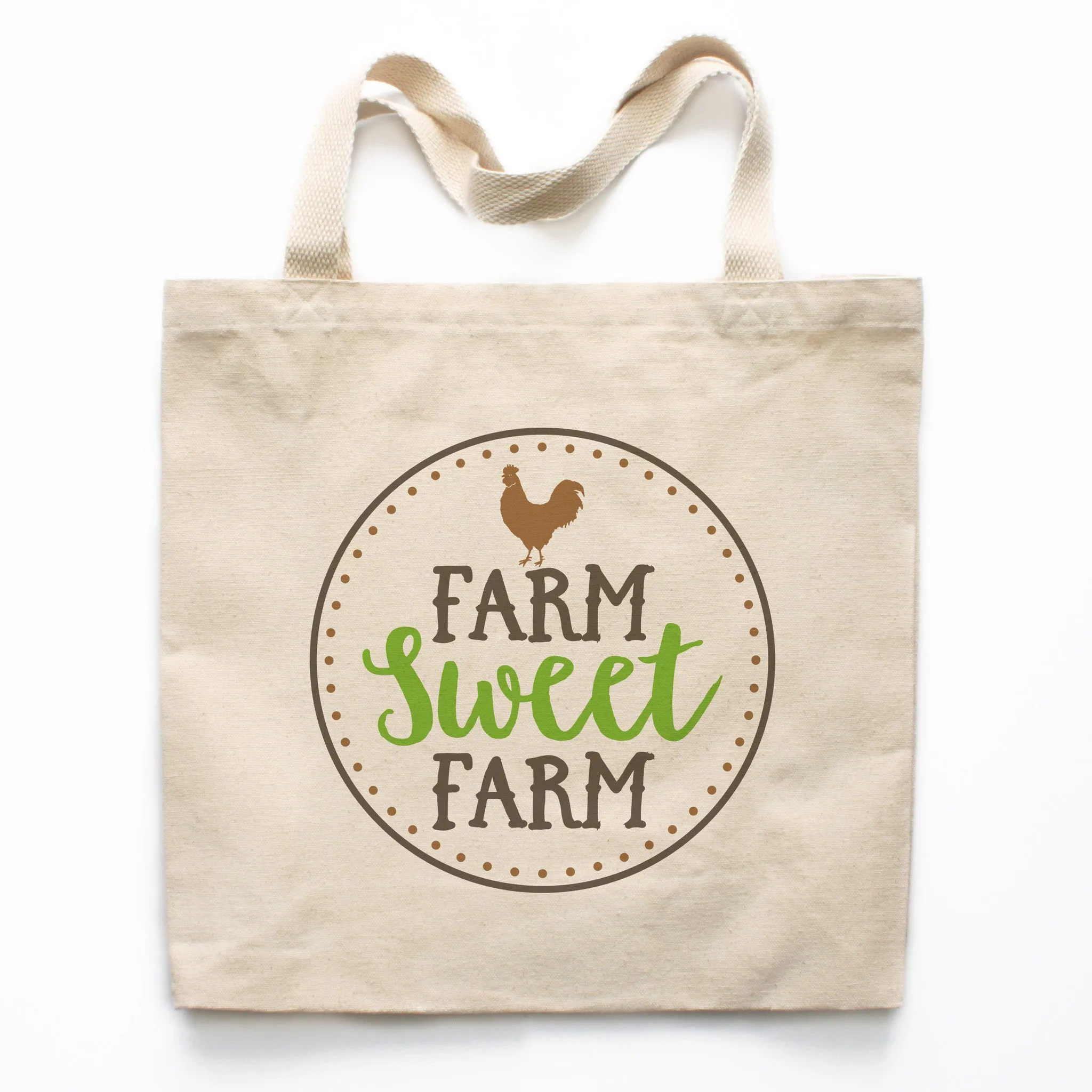 Farm Sweet Farm Canvas Tote Bag