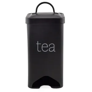 Farmhouse Enamelware Tea Bag Holder (Black, Case of 30)