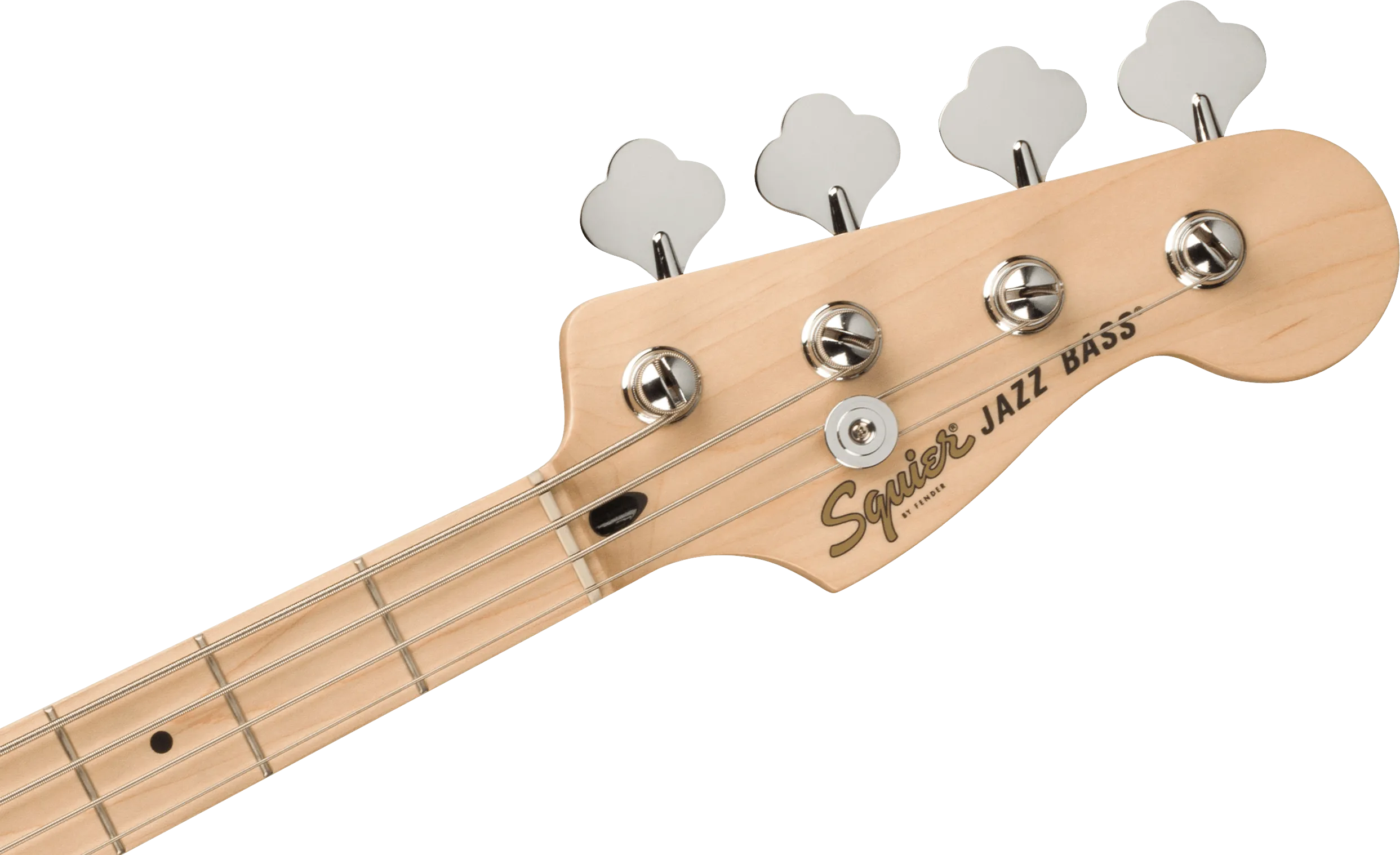 Fender Squier Affinity Series™ Jazz Bass®, Maple Fingerboard, White Pickguard, 3-Color Sunburst